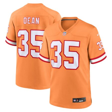 Jamel Dean Tampa Bay Buccaneers Throwback Game Jersey - Orange