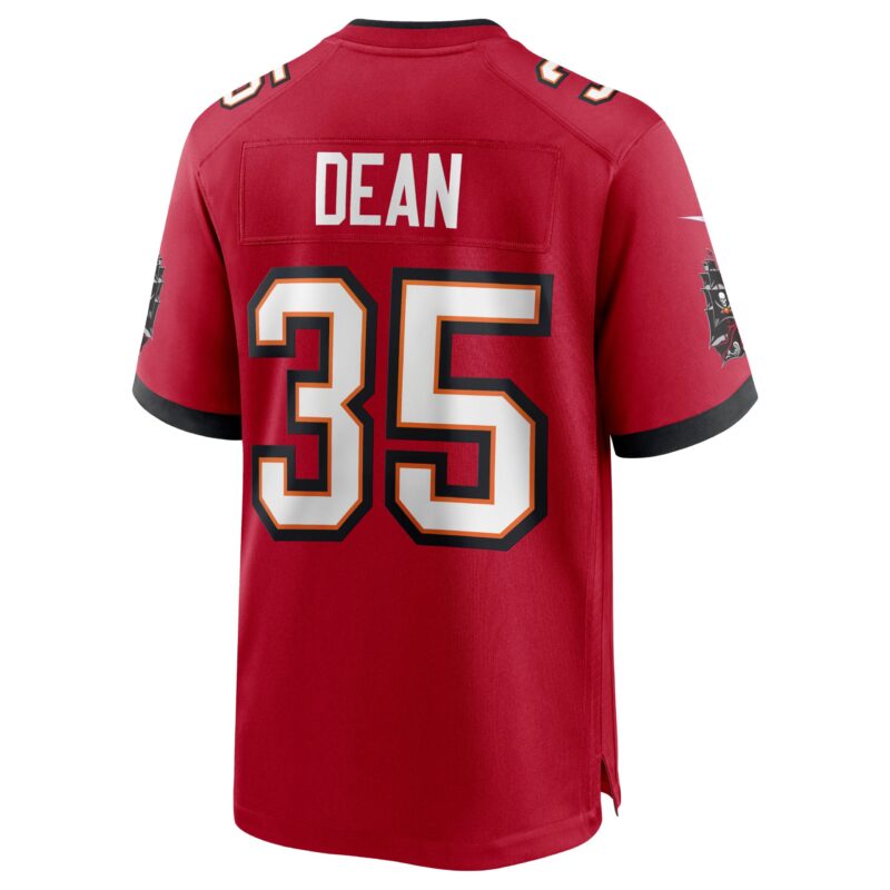 Jamel Dean Tampa Bay Buccaneers Game Jersey - Red - Image 3