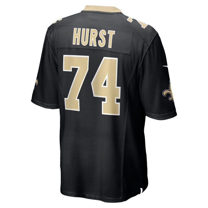 James Hurst New Orleans Saints Game Jersey - Black - Image 3