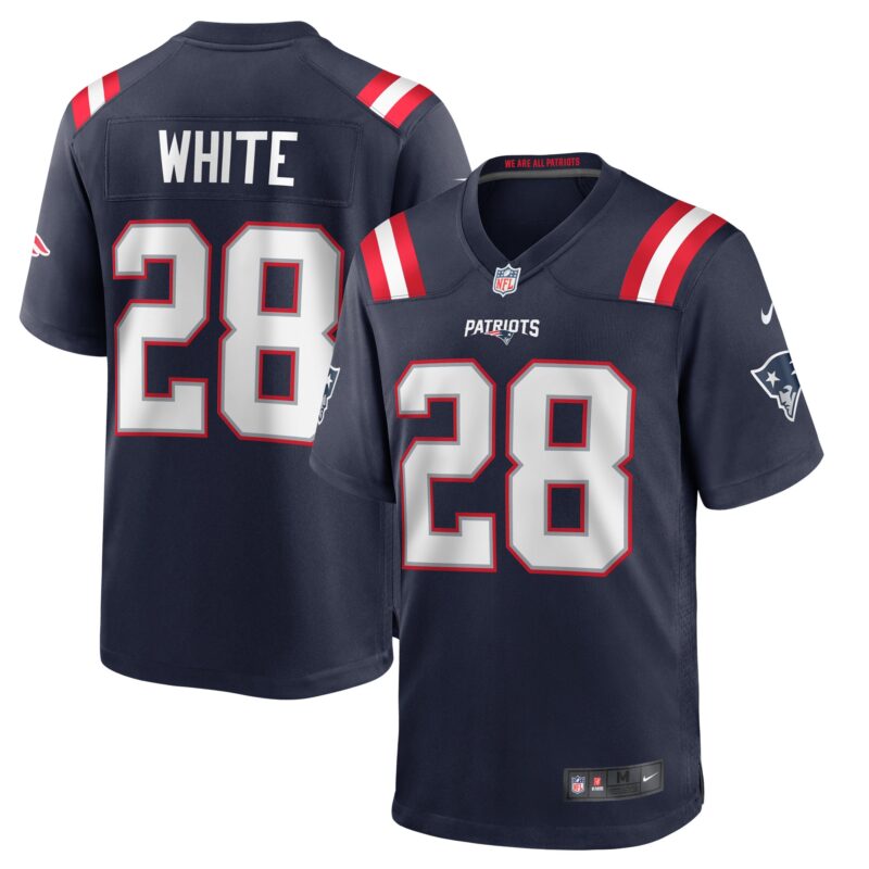 James White New England Patriots Game Player Jersey - Navy