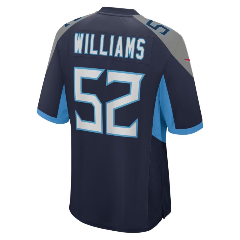 James Williams Tennessee Titans Game Jersey - Navy - Image 3