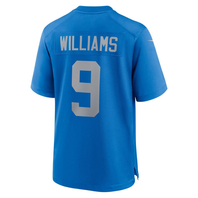Jameson Williams Detroit Lions Alternate Game Jersey - Blue - Image 3