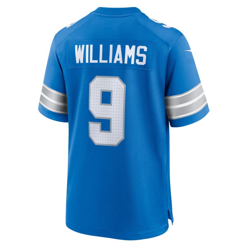 Jameson Williams Detroit Lions Game Jersey - Blue - Image 3