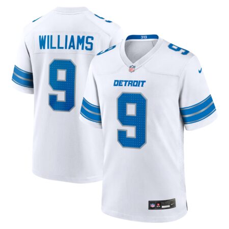 Jameson Williams Detroit Lions White Game Jersey - White