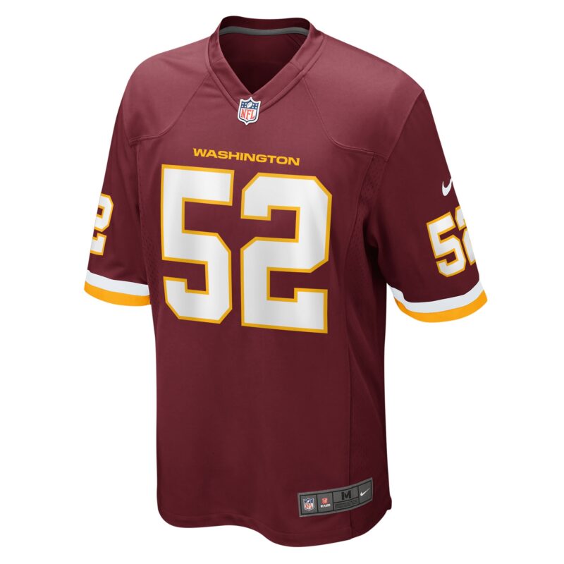 Jamin Davis Washington Football Team Game Jersey - Burgundy - Image 2