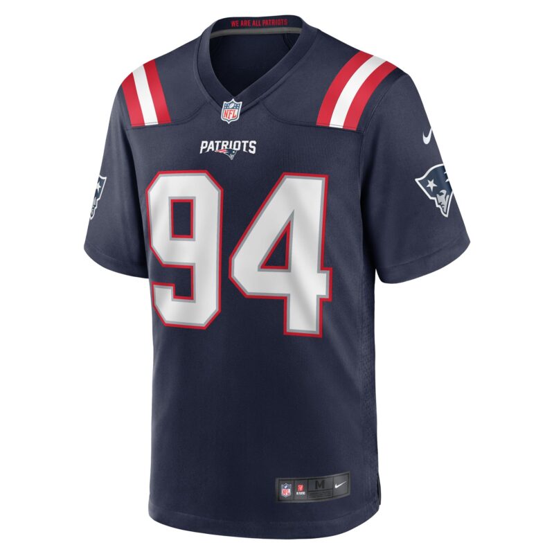 Jaquelin Roy New England Patriots Team Game Jersey - Navy - Image 2