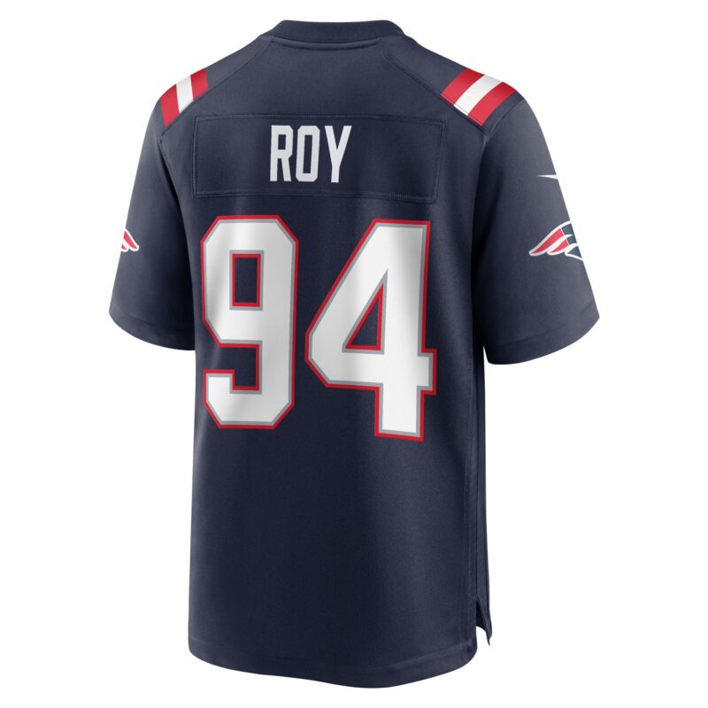 Jaquelin Roy New England Patriots Team Game Jersey - Navy - Image 3