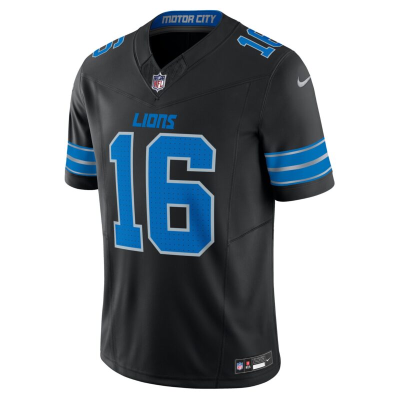 Jared Goff Detroit Lions Vapor F.U.S.E. Limited Jersey - Black - Image 2