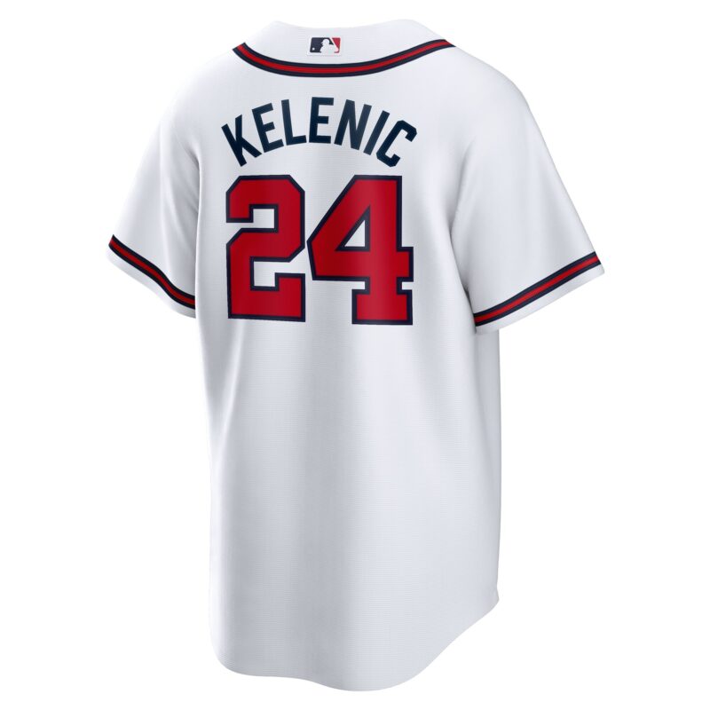 Jarred Kelenic Atlanta Braves Home Jersey - White - Image 3