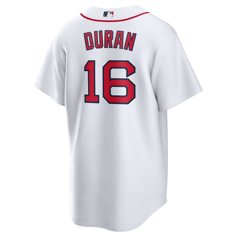 Jarren Duran Boston Red Sox Home Player Jersey - White - Image 3