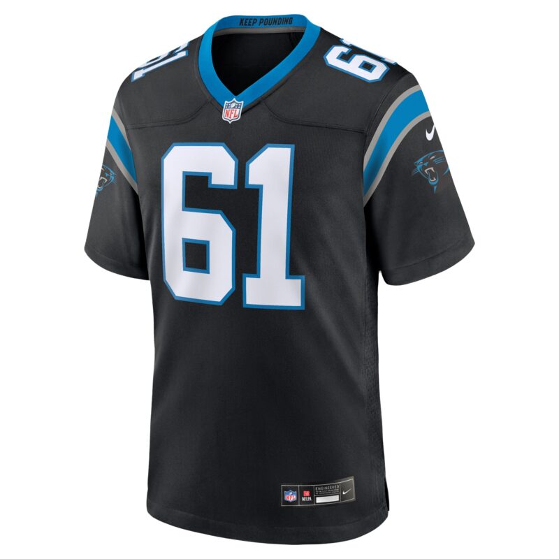 Jarrett Kingston Carolina Panthers Game Jersey - Black - Image 2