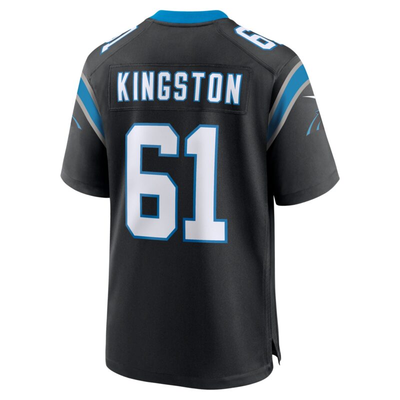 Jarrett Kingston Carolina Panthers Game Jersey - Black - Image 3