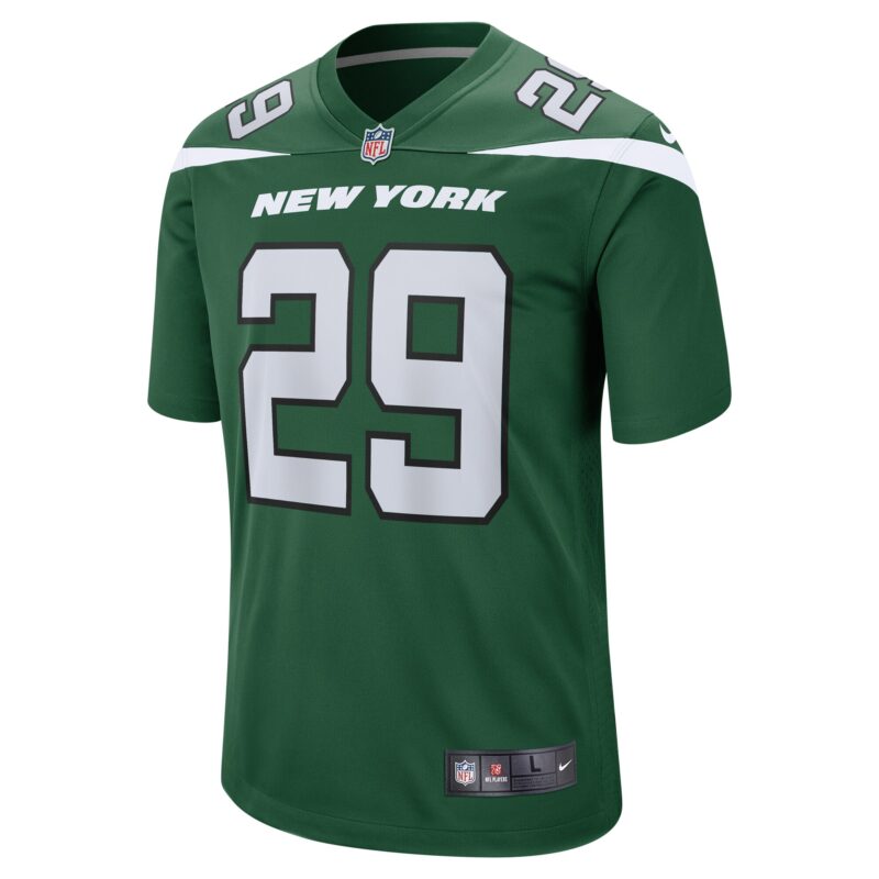 Jarrick Bernard Converse New York Jets Game Jersey - Gotham Green - Image 2