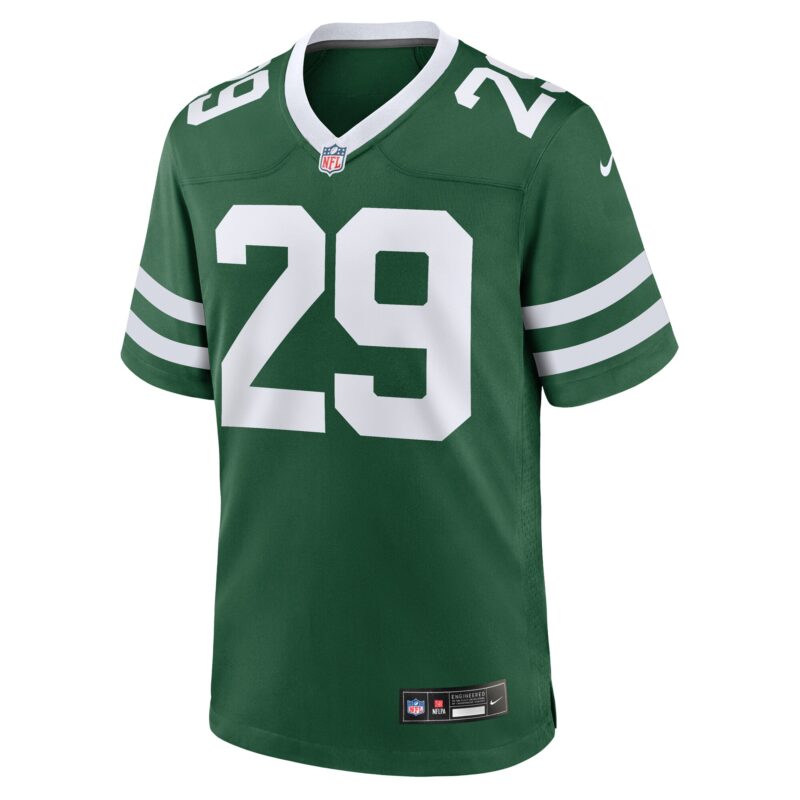 Jarrick Bernard-Converse New York Jets Team Game Jersey - Legacy Green - Image 2
