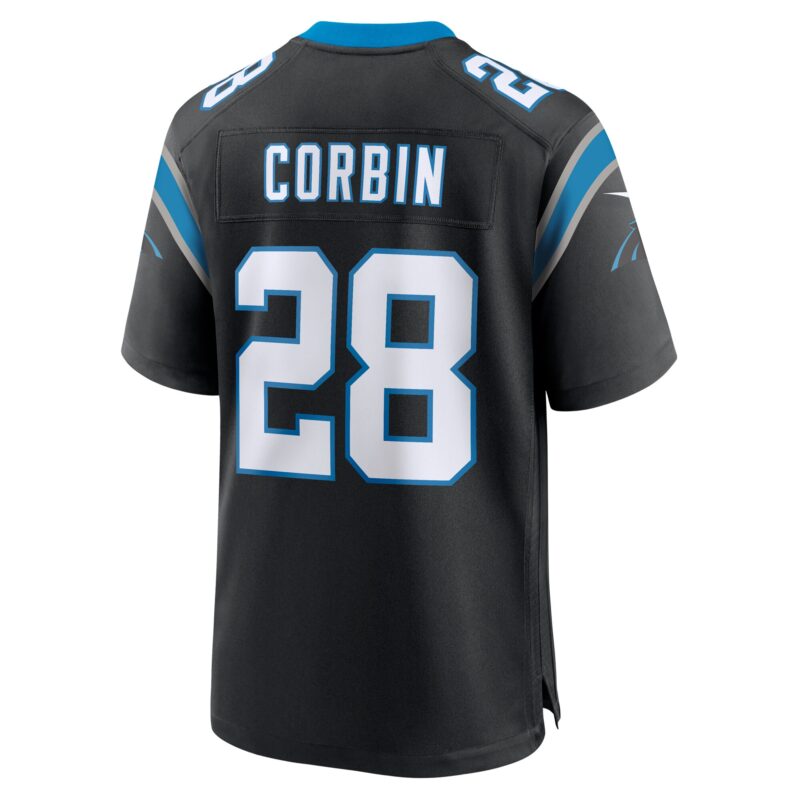 Jashaun Corbin Carolina Panthers Team Game Jersey - Black - Image 3