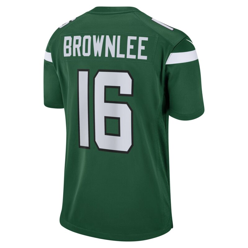 Jason Brownlee New York Jets Game Jersey - Gotham Green - Image 3