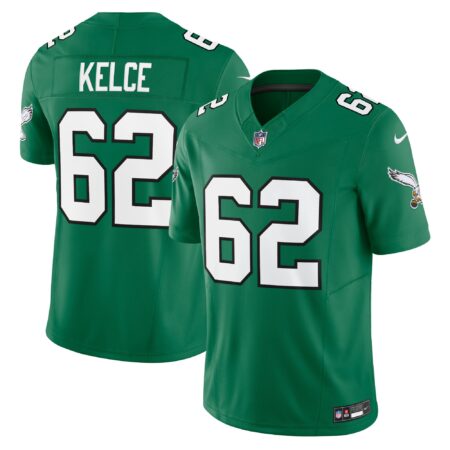 Jason Kelce Philadelphia Eagles Vapor F.U.S.E. Limited Jersey - Kelly Green