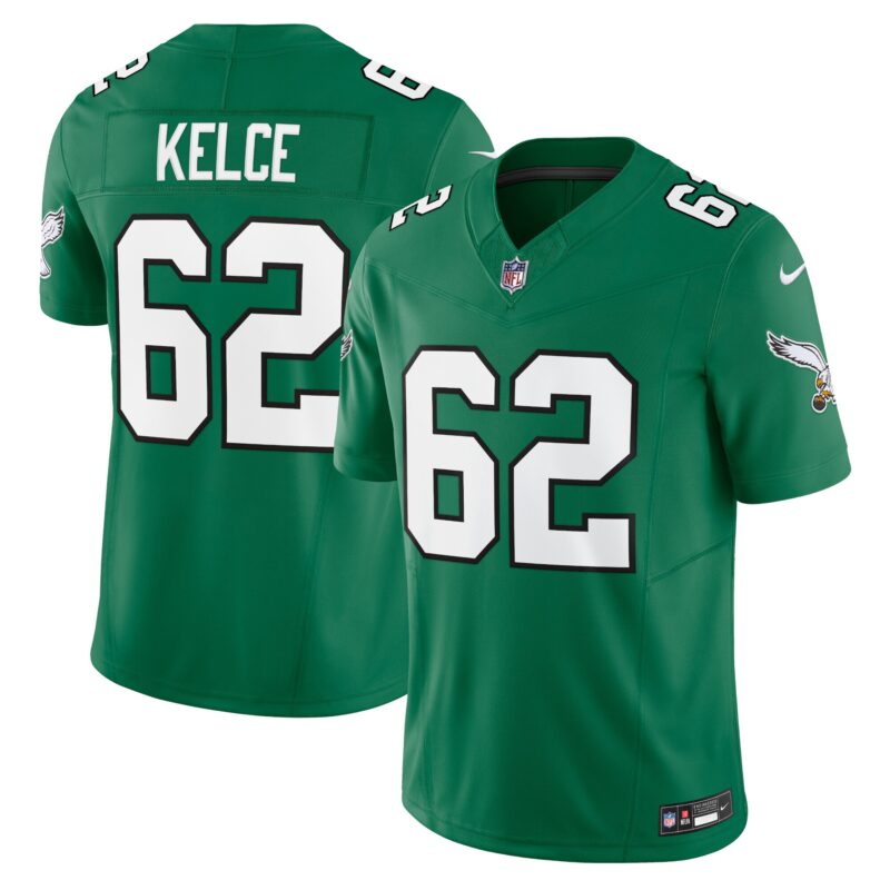 Jason Kelce Philadelphia Eagles Vapor F.U.S.E. Limited Jersey - Kelly Green