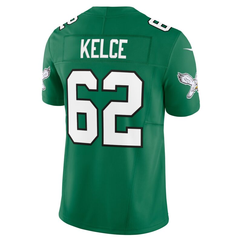 Jason Kelce Philadelphia Eagles Vapor F.U.S.E. Limited Jersey - Kelly Green - Image 3