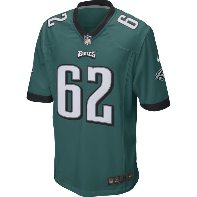 Jason Kelce Philadelphia Eagles Game Jersey - Midnight Green - Image 2
