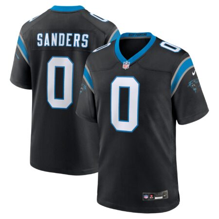 Ja'Tavion Sanders Carolina Panthers Game Jersey - Black