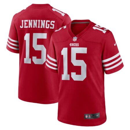 Jauan Jennings San Francisco 49ers Game Jersey - Scarlet