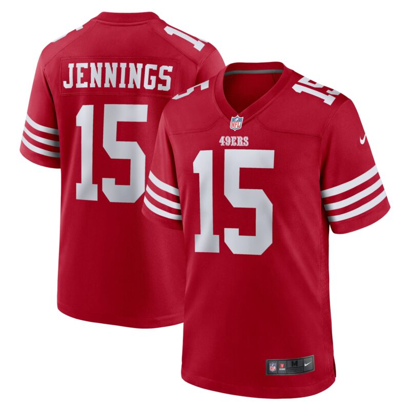 Jauan Jennings San Francisco 49ers Game Jersey - Scarlet