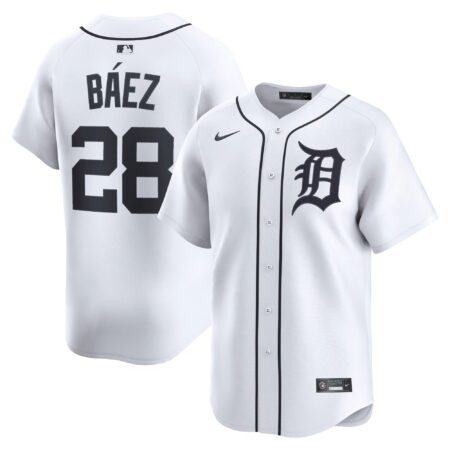 Javier Báez Detroit Tigers Home Limited Player Jersey - White