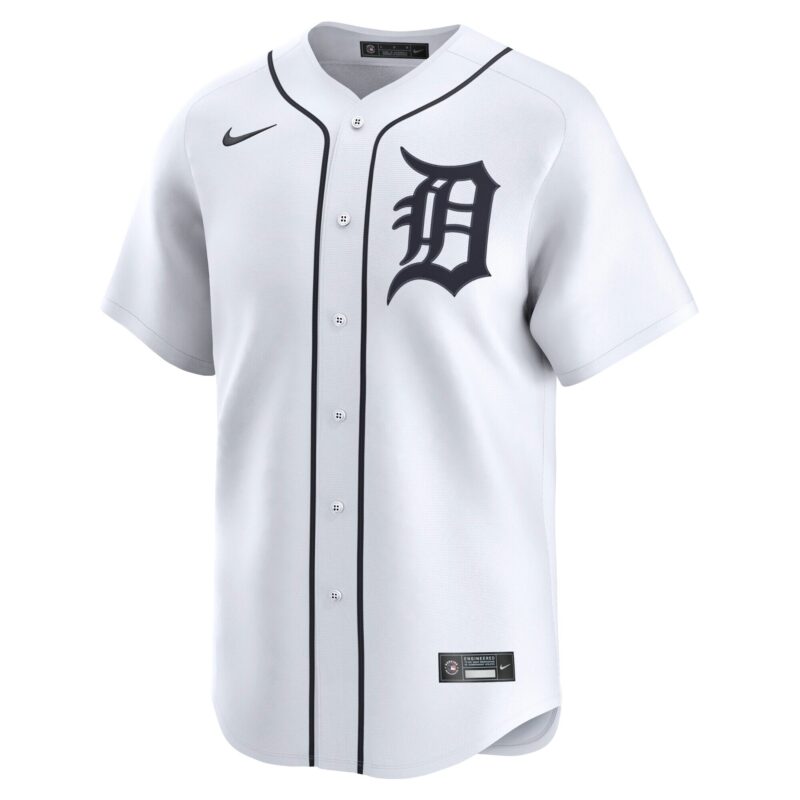 Javier Báez Detroit Tigers Home Limited Player Jersey - White - Image 2