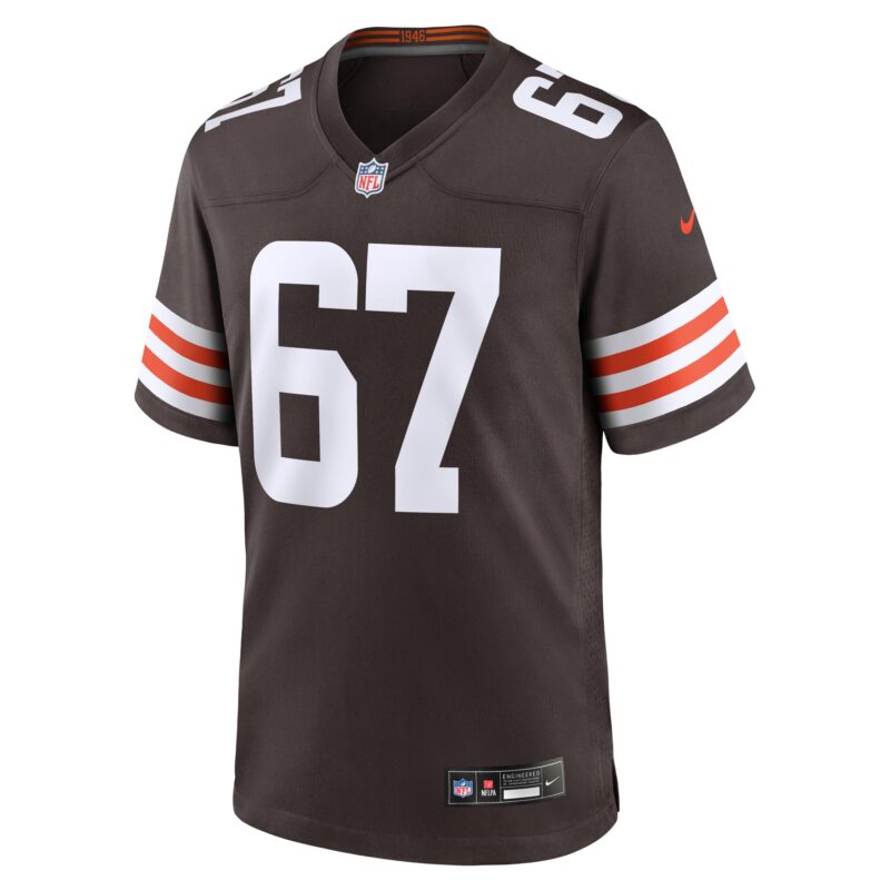 Javion Cohen Cleveland Browns Team Game Jersey - Brown - Image 2