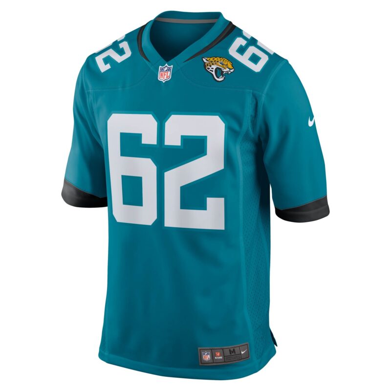 Javon Foster Jacksonville Jaguars Team Game Jersey - Teal - Image 2
