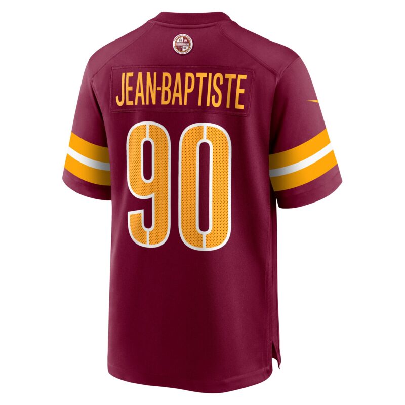 Javontae Jean-Baptiste Washington Commanders Game Jersey - Burgundy - Image 3