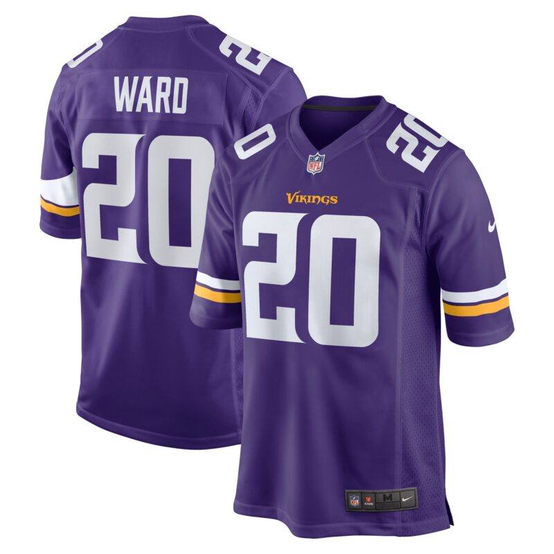 Jay Ward Minnesota Vikings Game Jersey - Purple