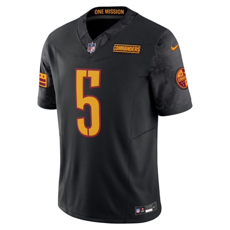 Jayden Daniels Washington Commanders Vapor F.U.S.E. Limited Jersey - Black - Image 2