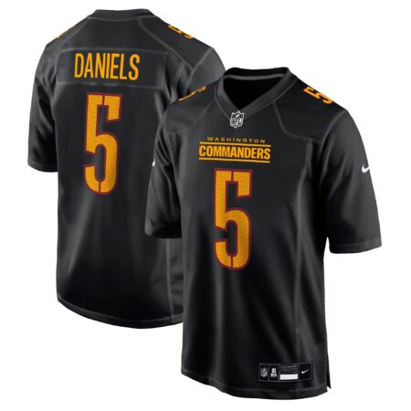 Jayden Daniels Washington Commanders Fashion Jersey - Carbon Black
