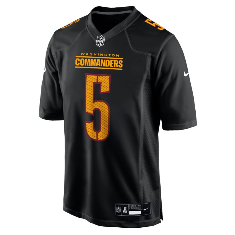 Jayden Daniels Washington Commanders Fashion Jersey - Carbon Black - Image 2