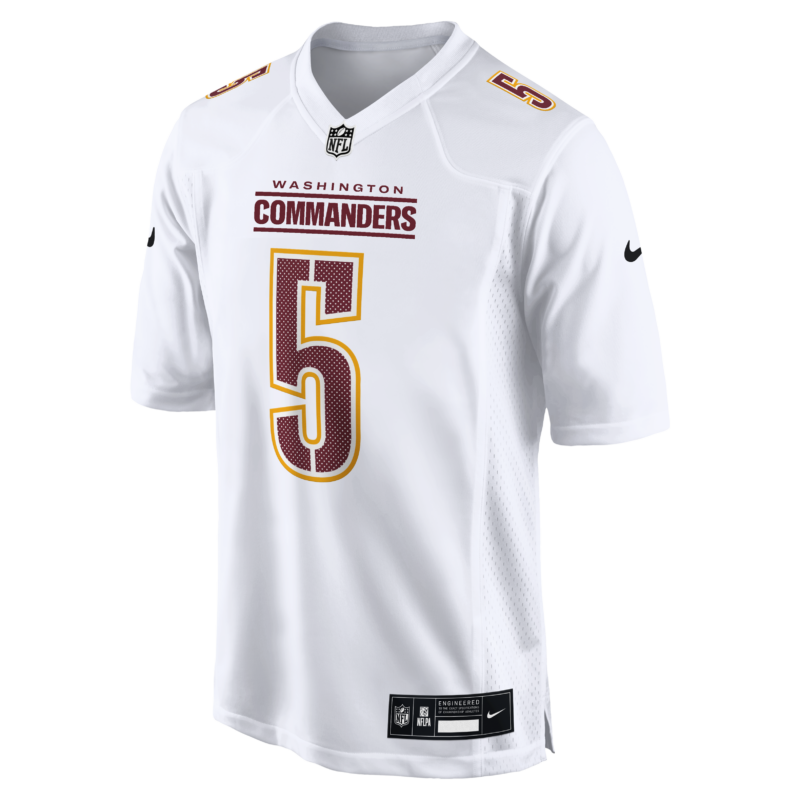 Jayden Daniels Washington Commanders Fashion Jersey - Tundra White - Image 2