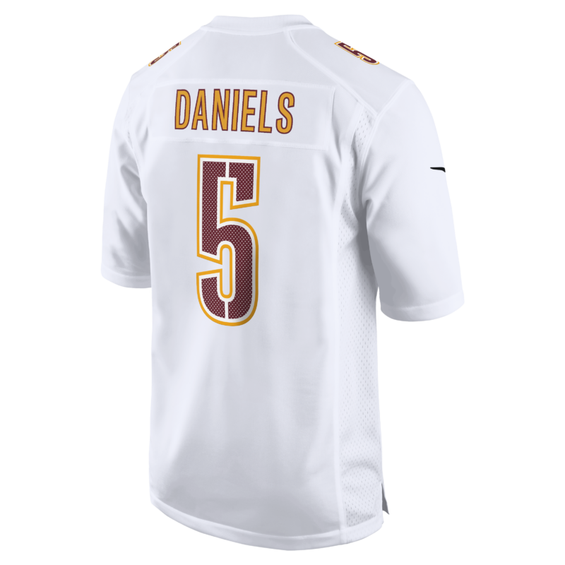 Jayden Daniels Washington Commanders Fashion Jersey - Tundra White - Image 3