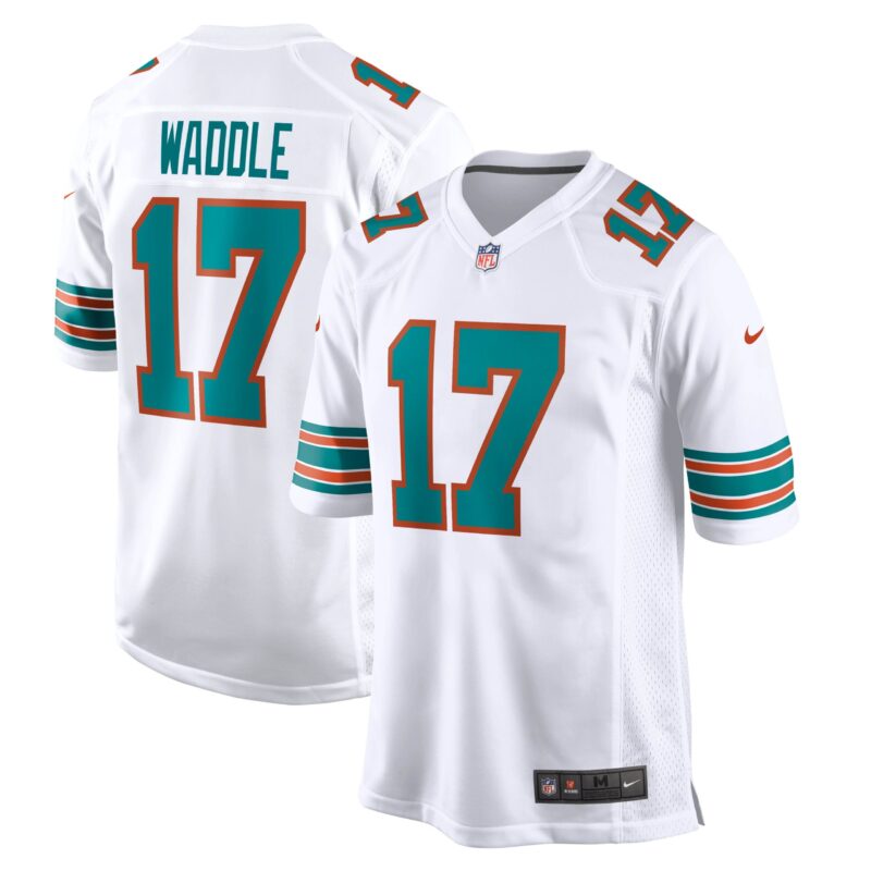 Jaylen Waddle Miami Dolphins Game Jersey - White