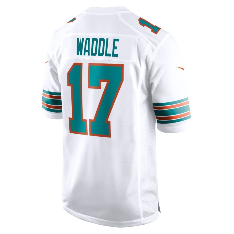 Jaylen Waddle Miami Dolphins Game Jersey - White - Image 3