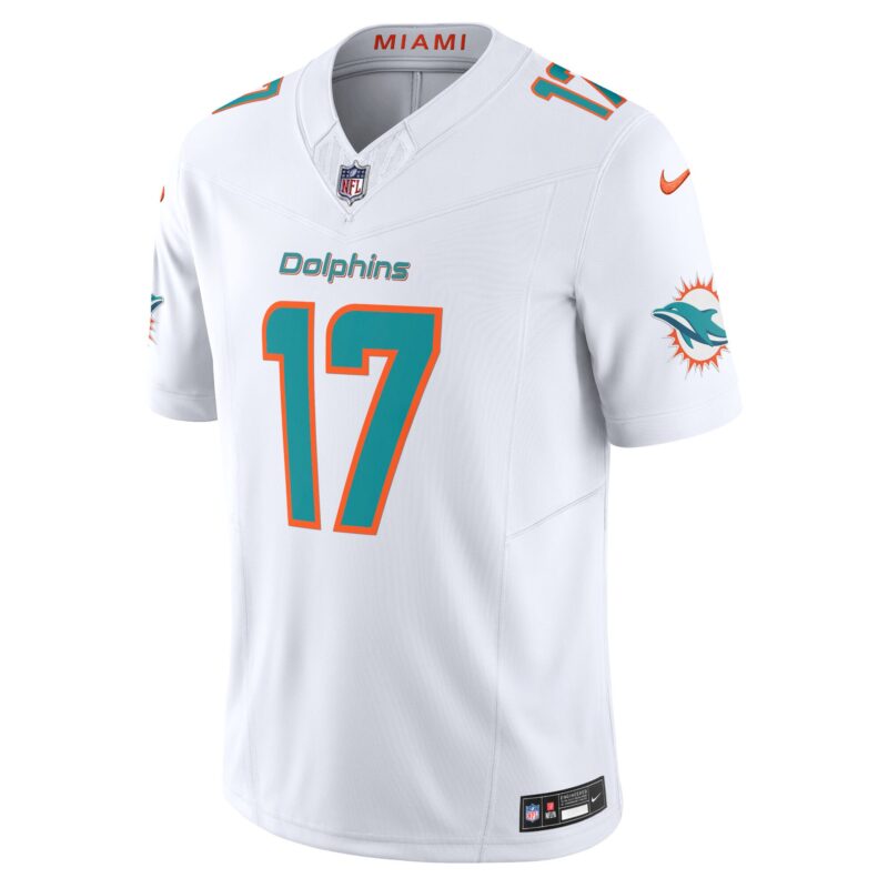 Jaylen Waddle Miami Dolphins Vapor F.U.S.E. Limited Jersey - White - Image 2