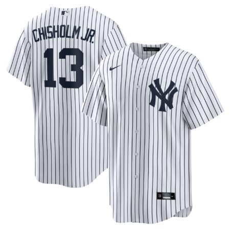 Jazz Chisholm Jr. New York Yankees Home Player Jersey - White