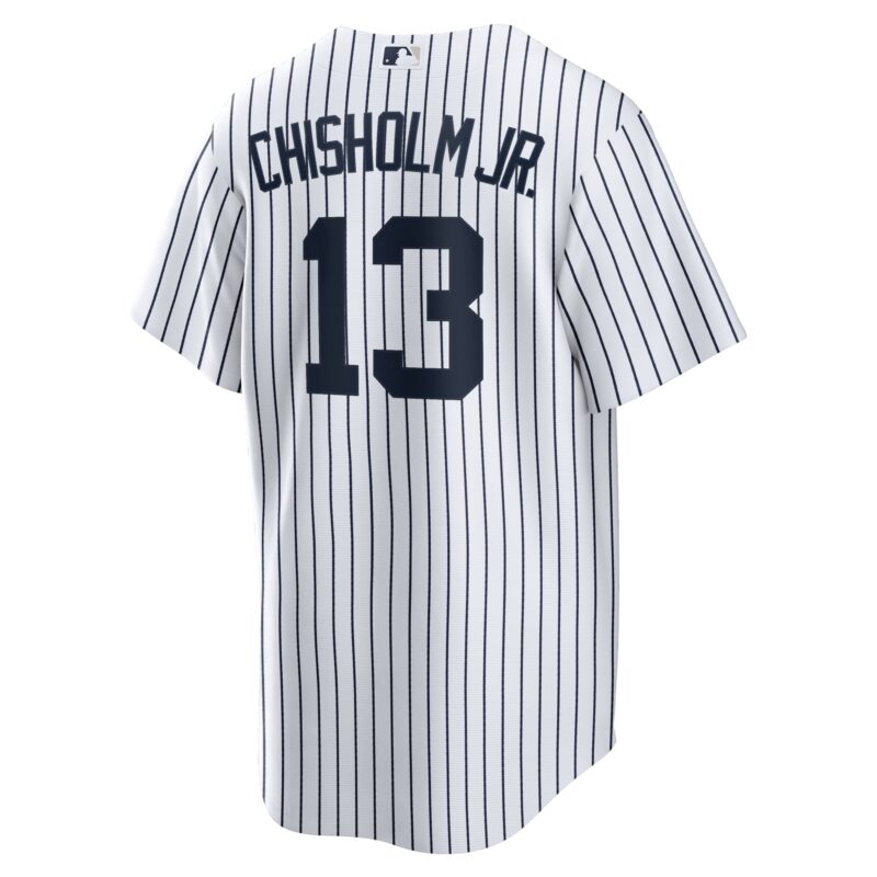Jazz Chisholm Jr. New York Yankees Home Player Jersey - White - Image 3
