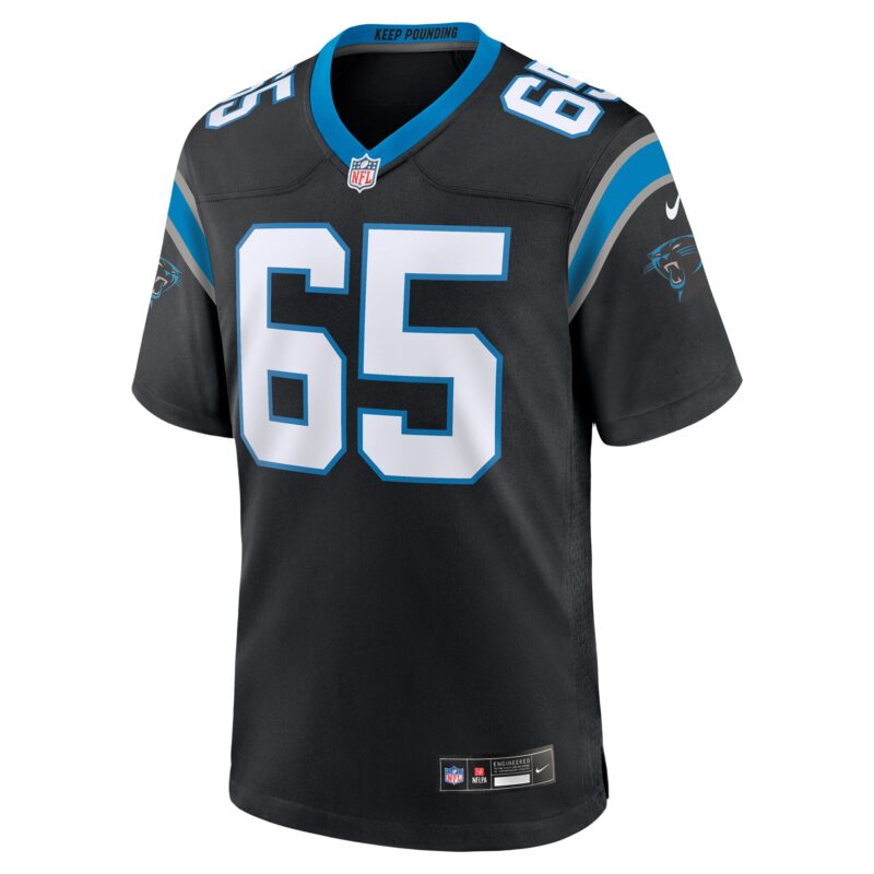 J.D. DiRenzo Carolina Panthers Game Jersey - Black - Image 2
