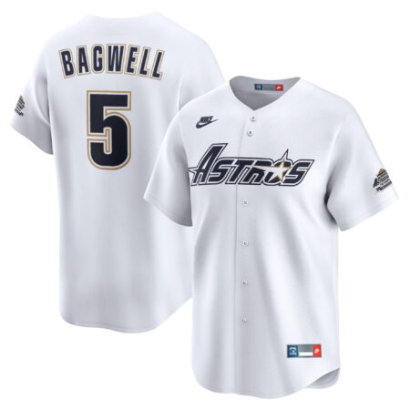 Jeff Bagwell Houston Astros Throwback Cooperstown Collection Limited Jersey - White