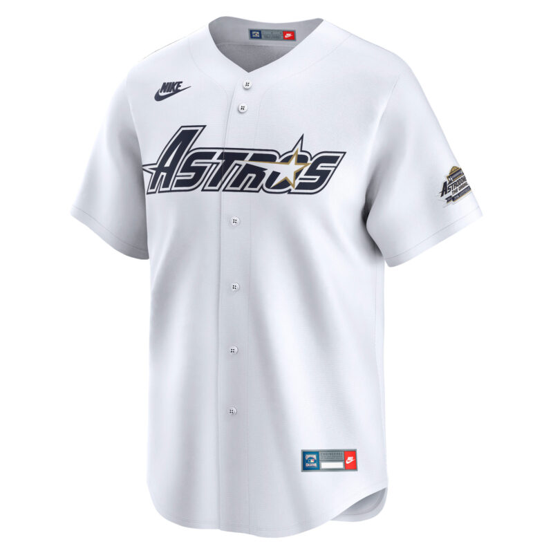 Jeff Bagwell Houston Astros Throwback Cooperstown Collection Limited Jersey - White - Image 2