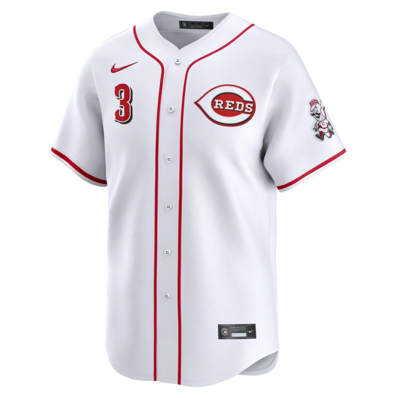 Jeimer Candelario Cincinnati Reds Home Limited Player Jersey - White - Image 2