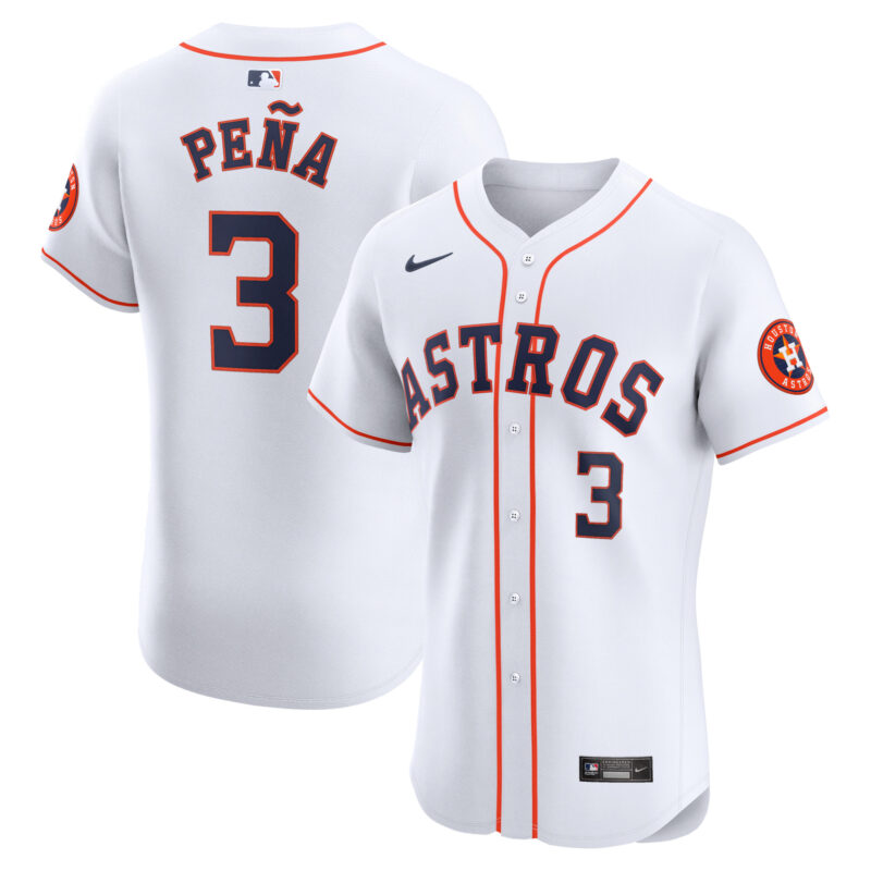 Jeremy Peña Houston Astros Home Elite Player Jersey - White