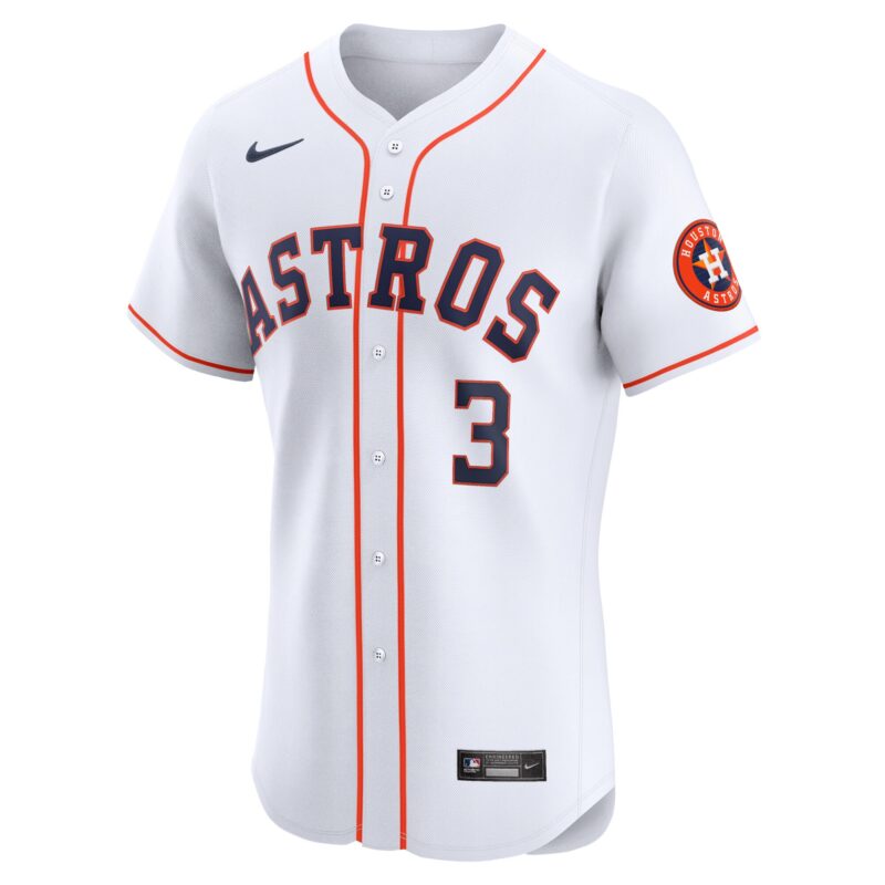 Jeremy Peña Houston Astros Home Elite Player Jersey - White - Image 2