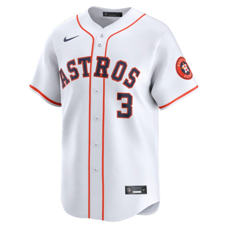 Jeremy Peña Houston Astros Home Limited Player Jersey - White - Image 2
